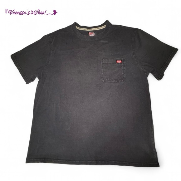 Vintage Wrangler Heavyweight Logo Pocket T- Shirt! - Picture 1 of 6